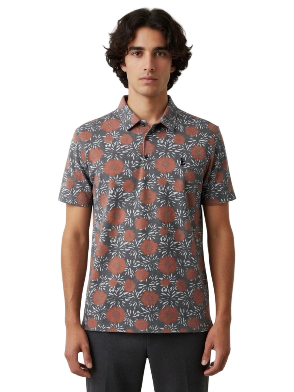Travis Mathew Men's Tropical Golf Polo Size XL